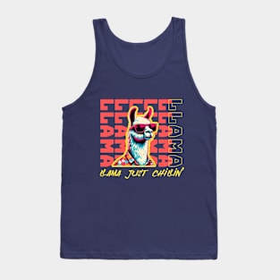 Llama with sunglasses Tank Top